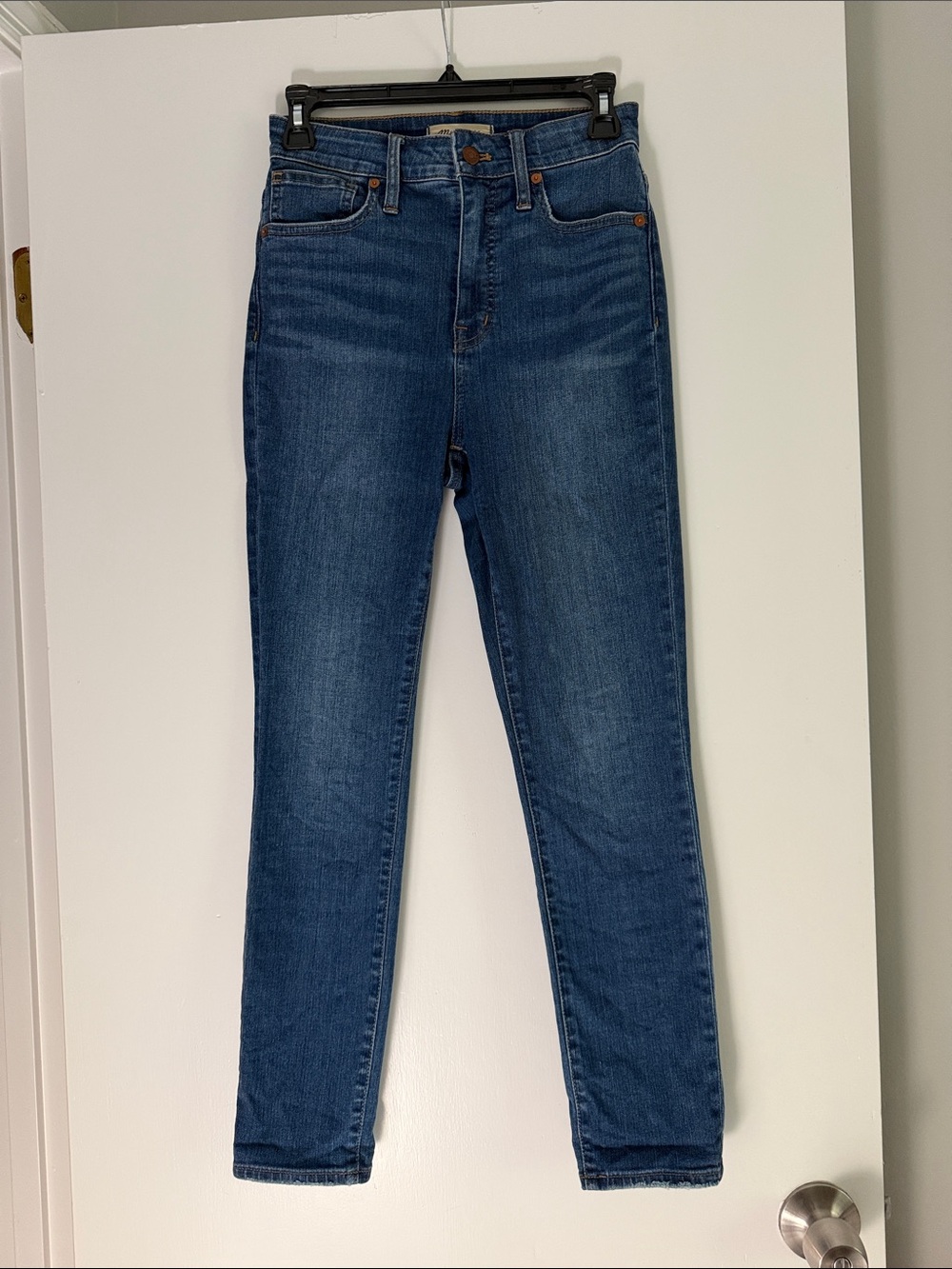 Madewell jeans curvy high rise skinny crop